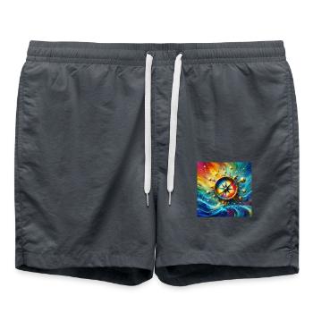 31f97a67 a9d1 4d3e abf3 ffa5c5cb6540 - Swim Trunks - anthracite - Front - AI Model Male 185 light (185cm)
