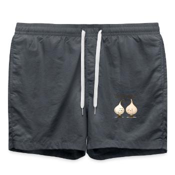 AIL LOVE YOU ! (cuisine, amour) - Short de bain - charbon - Devant - AI Model Male 185 light (185cm)