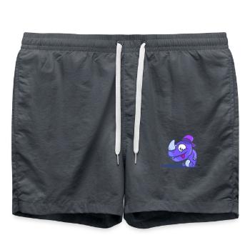 RhinoooBlue - Short de bain - charbon - Devant - AI Model Male 185 light (185cm)