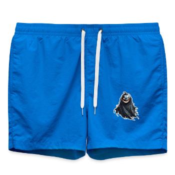 Zierkürbis mit Umhang - Badeshorts - Cobalt blue - Vorne