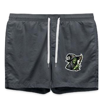 Hexe - Badeshorts - Anthrazit - Vorne - AI Model Male 185 light (185cm)