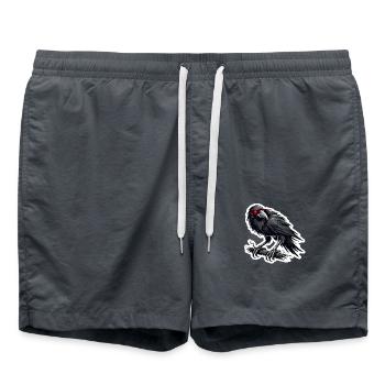 Rabenvogel - Badeshorts - Anthrazit - Vorne - AI Model Male 185 light (185cm)