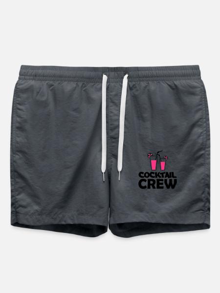 Cocktail Crew - Swim Trunks - anthracite