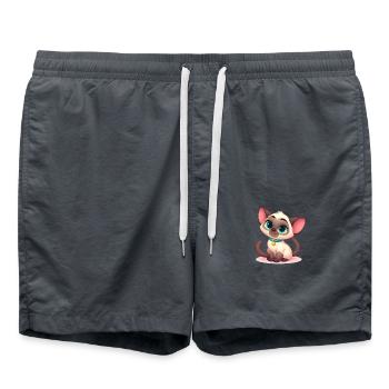 siamois 11 - Short de bain - charbon - Devant - AI Model Male 185 light (185cm)