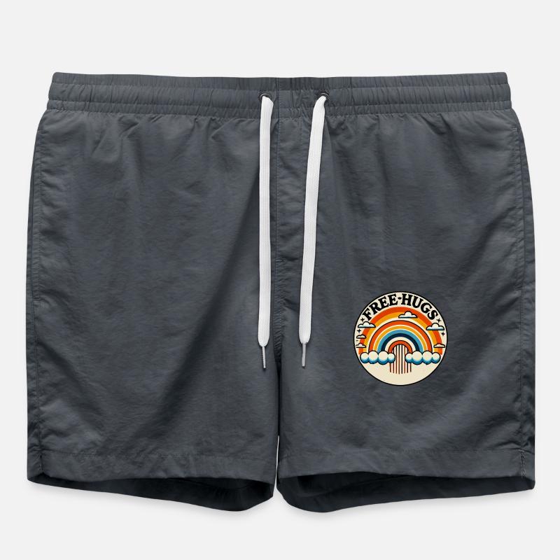Free Hugs - Swim Trunks - anthracite