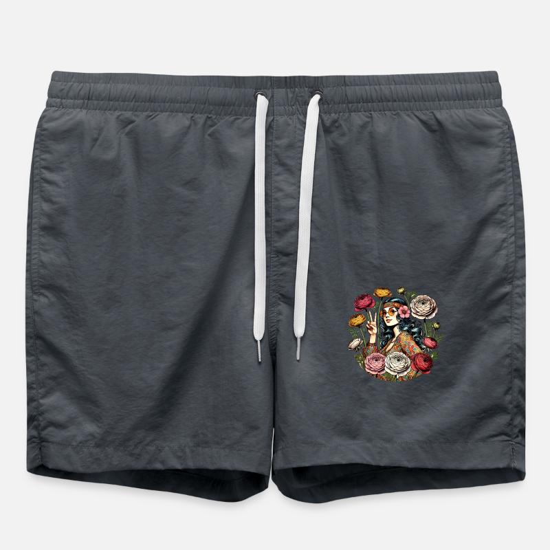 Hippie Chic - Swim Trunks - anthracite
