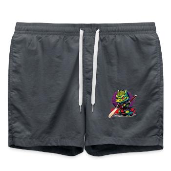 Ninja Dragon 1 - Short de bain - charbon - Devant - AI Model Male 185 light (185cm)