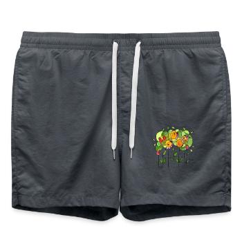 Fleur - Short de bain - charbon - Devant - AI Model Male 185 light (185cm)