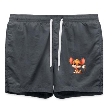 Chihuahua - Badeshorts - Anthrazit - Vorne - AI Model Male 185 light (185cm)