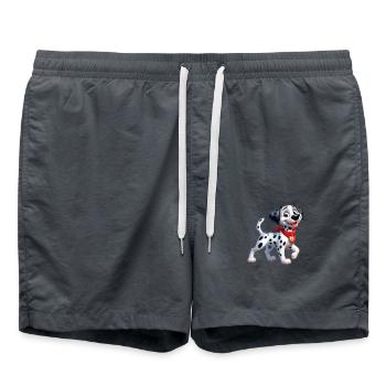 Dalmatian 2 - Swim Trunks - anthracite - Front - AI Model Male 185 light (185cm)