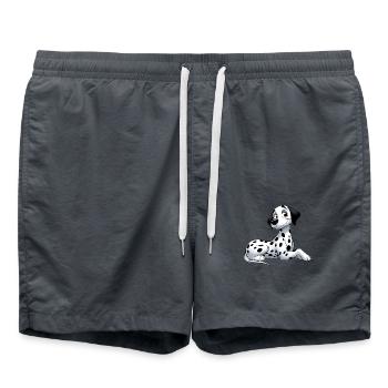 Dalmatian - Swim Trunks - anthracite - Front - AI Model Male 185 light (185cm)