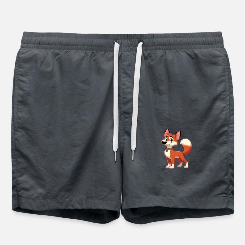 Foxterrier 3 - Badeshorts - Anthrazit