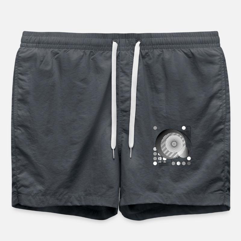 Threads of Perception Design - Swim Trunks - anthracite