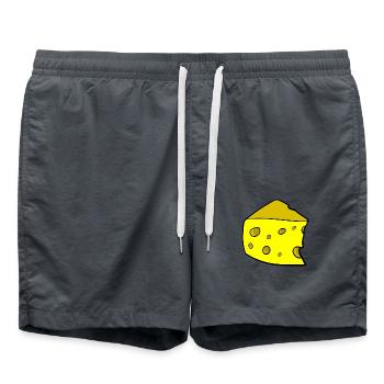 Costume de fromage - Short de bain - charbon - Devant - AI Model Male 185 light (185cm)