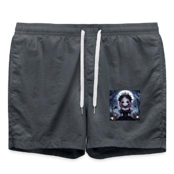 Dark Prinzessin - Badeshorts - Anthrazit - Vorne - AI Model Male 185 light (185cm)