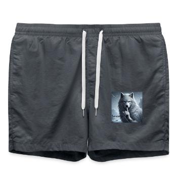 souleil fenix 14 - Badeshorts - Anthrazit - Vorne - AI Model Male 185 light (185cm)