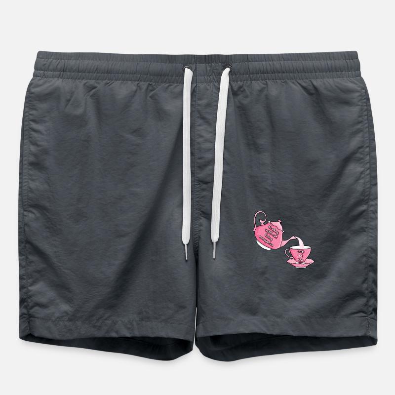 Sayings Tea - Swim Trunks - anthracite