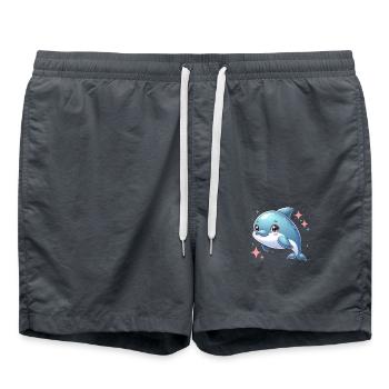 dolphin - Swim Trunks - anthracite - Front - AI Model Male 185 light (185cm)