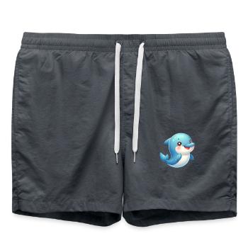 dauphin 2 - Short de bain - charbon - Devant - AI Model Male 185 light (185cm)