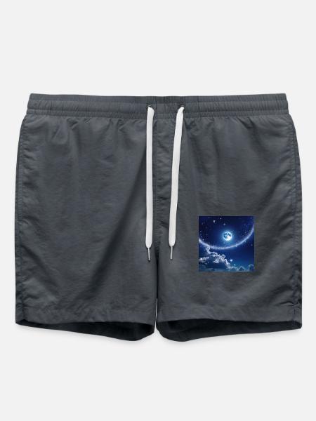 Klarer Nachthimmel - Badeshorts - Anthrazit