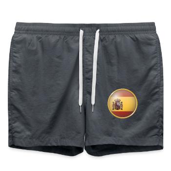 Spanien Emblem - Badeshorts - Anthrazit - Vorne - AI Model Male 185 light (185cm)