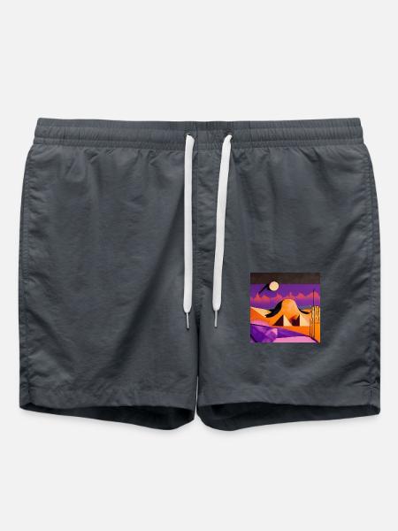 A secret place - Swim Trunks - anthracite
