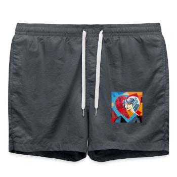 Sérénité - Short de bain - charbon - Devant - AI Model Male 185 light (185cm)