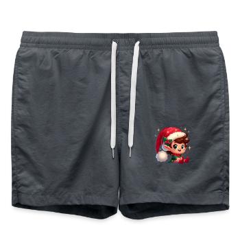 lutin 4 - Short de bain - charbon - Devant - AI Model Male 185 light (185cm)