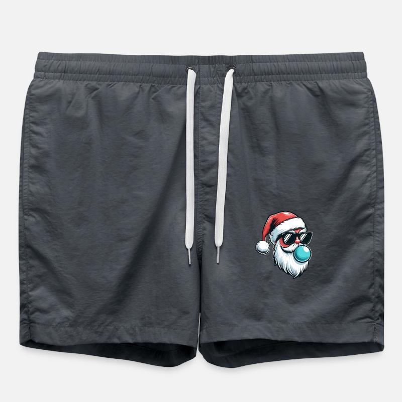 Santa Fun - Swim Trunks - anthracite