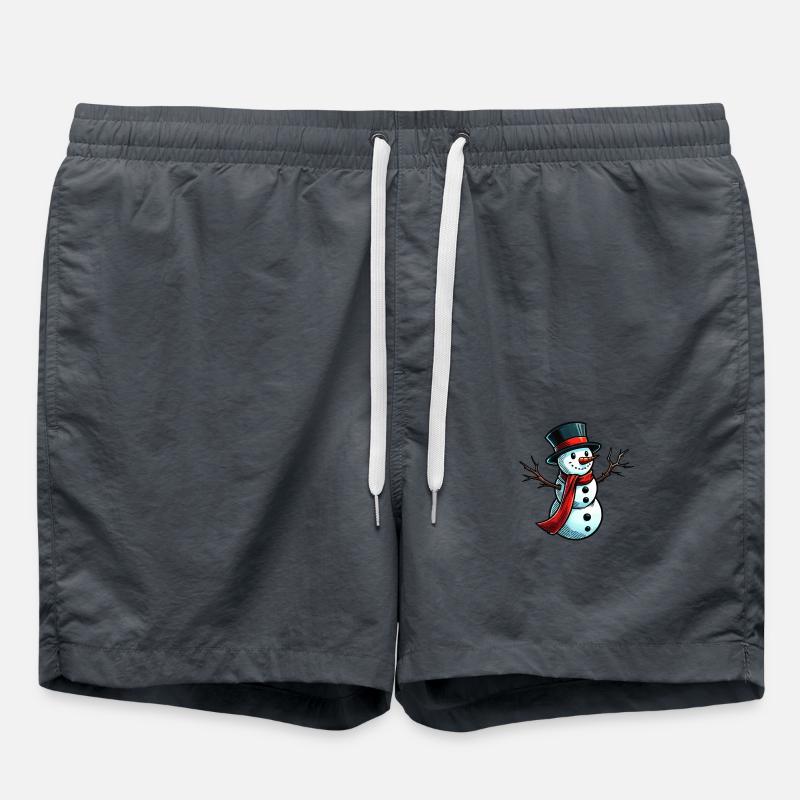 Snowman - Swim Trunks - anthracite