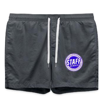 Membre du personnel - Short de bain - charbon - Devant - AI Model Male 185 light (185cm)