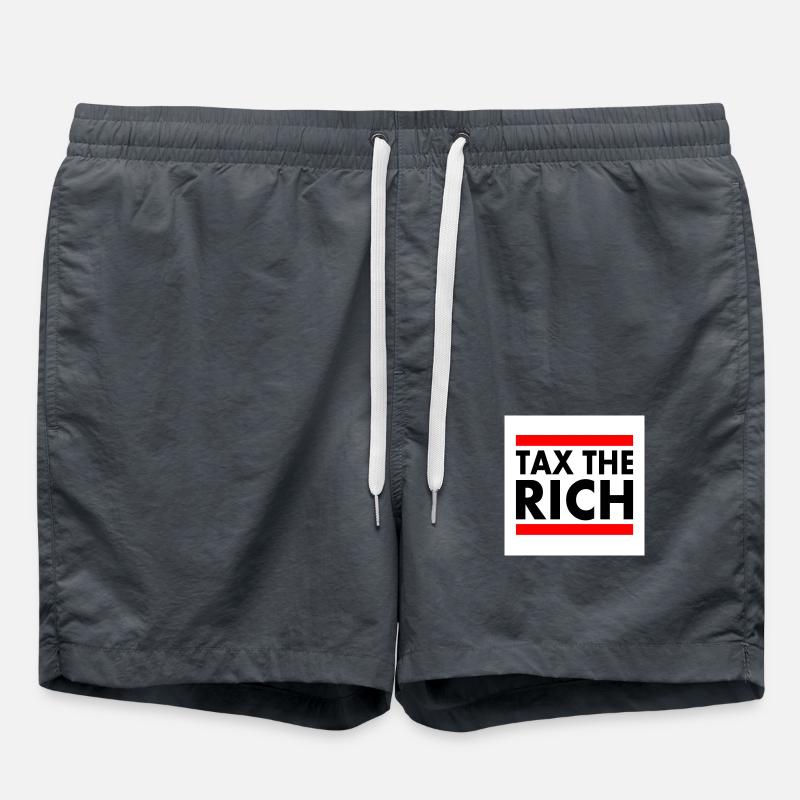 Tax the rich - Short de bain - charbon