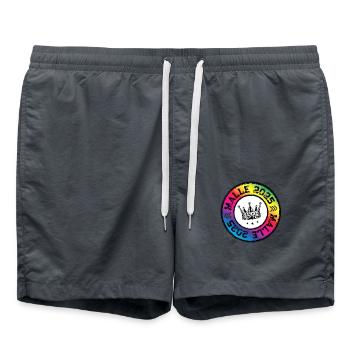Malle 2025 Krone Mallorca Multicoloured - Swim Trunks - anthracite - Front - AI Model Male 185 light (185cm)