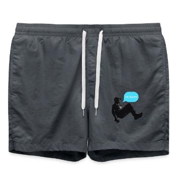Aucun sport - Short de bain - charbon - Devant - AI Model Male 185 light (185cm)