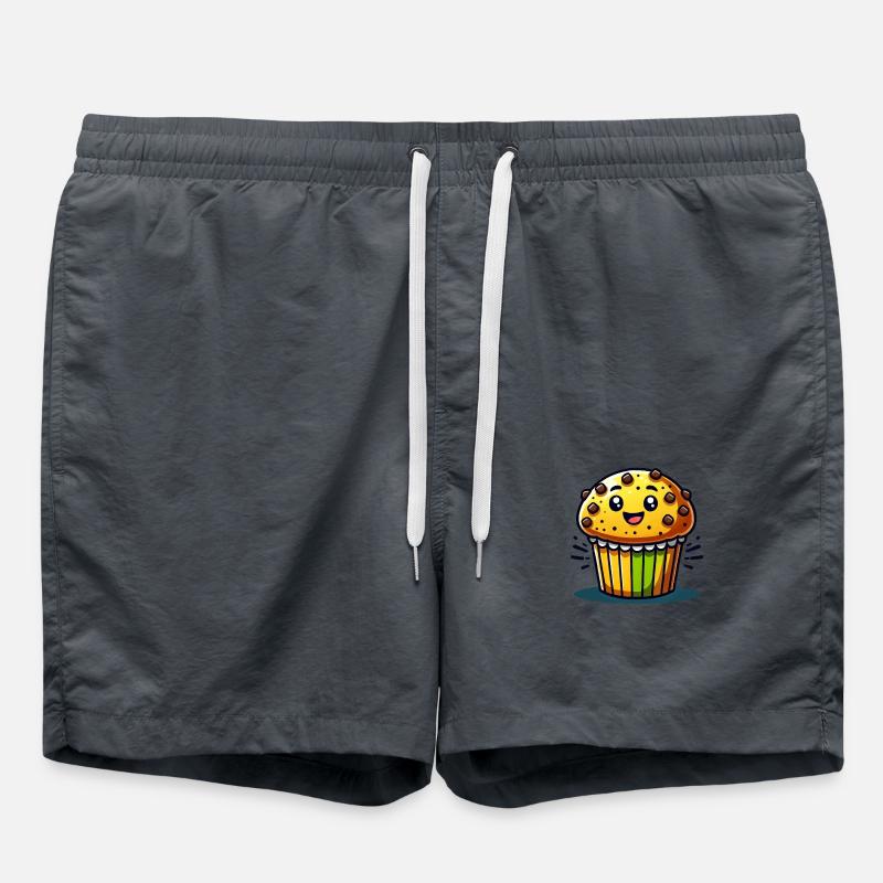 Muffin Comic - Swim Trunks - anthracite