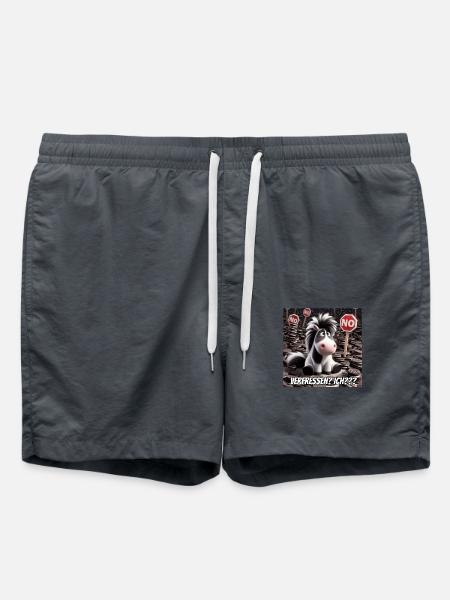 Donner verfressen - Badeshorts - Anthrazit