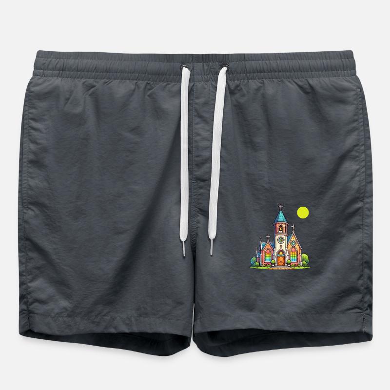 church - Swim Trunks - anthracite