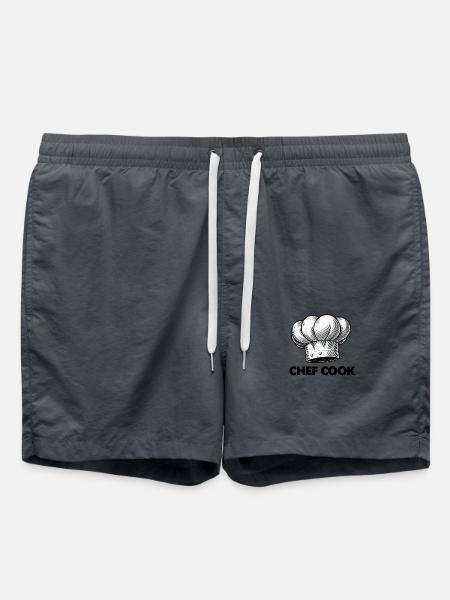 koch chef - Badeshorts - Anthrazit