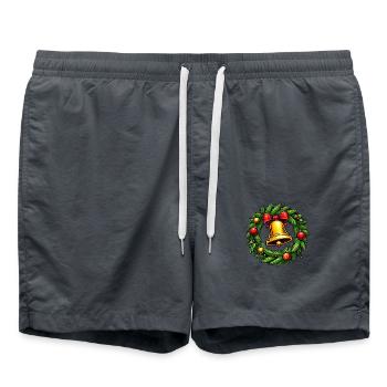 Kranz Glocke - Badeshorts - Anthrazit - Vorne - AI Model Male 185 light (185cm)