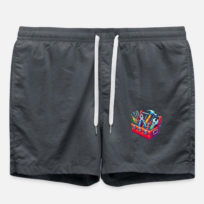 Tool Toolbox - Swim Trunks - anthracite