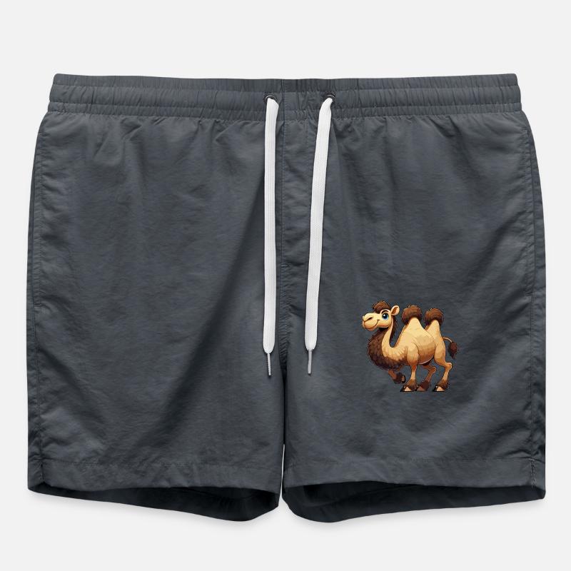 Kamel-Mann - Badeshorts - Anthrazit