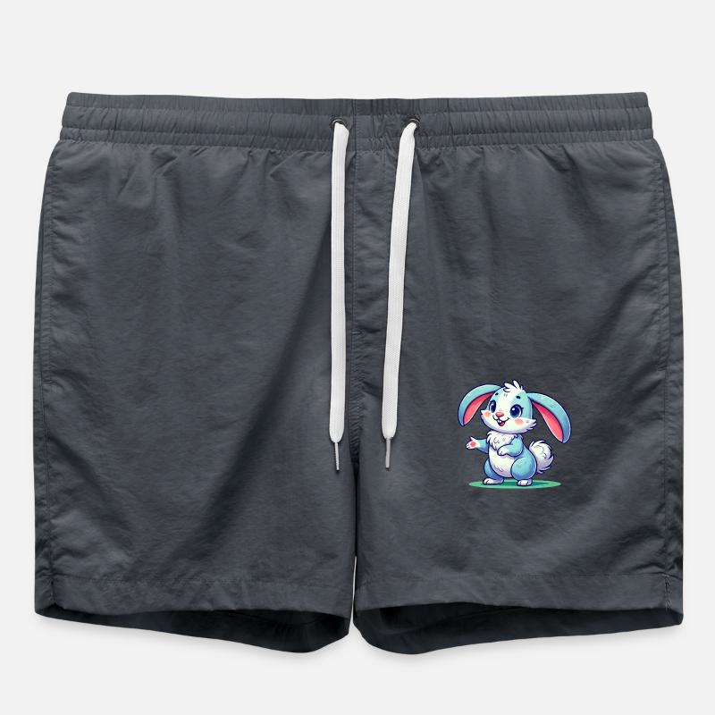 Bunny Comic - Swim Trunks - anthracite