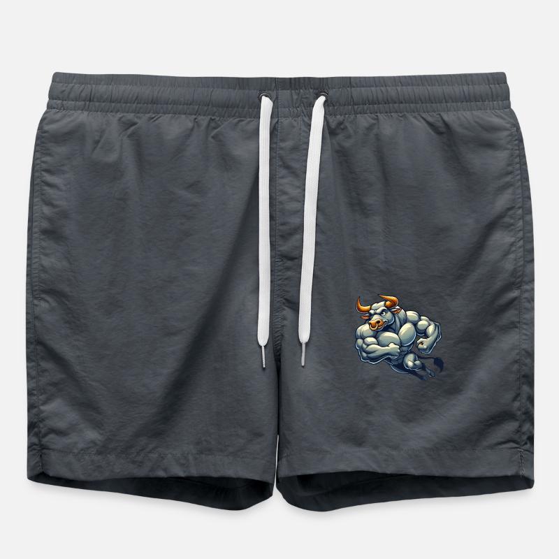 Taurus Comic - Swim Trunks - anthracite