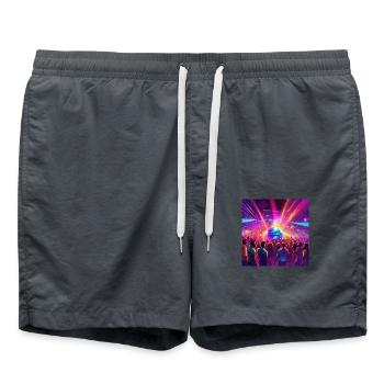 Projet TonBass - Short de bain - charbon - Devant - AI Model Male 185 light (185cm)