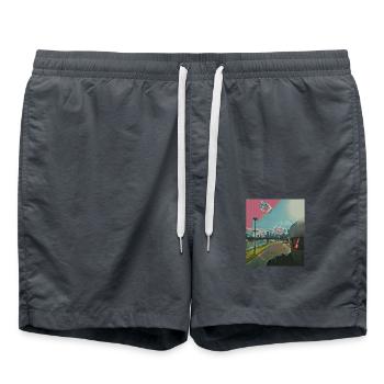 FRANCOFORTE Color - Badeshorts - Anthrazit - Vorne - AI Model Male 185 light (185cm)