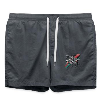 Kartsport Deluxe - Badeshorts - Anthrazit - Vorne - AI Model Male 185 light (185cm)