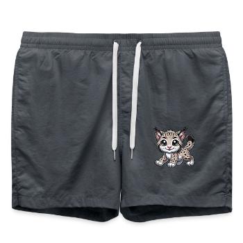 Linx Kind - Badeshorts - Anthrazit - Vorne - AI Model Male 185 light (185cm)