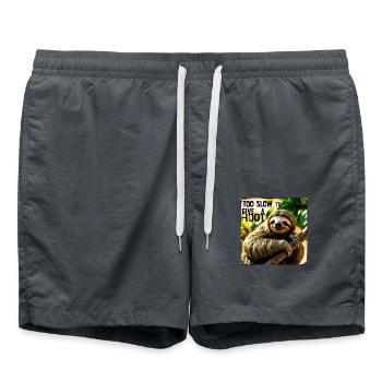 Zu langsam, um einen Schrei zu geben - Badeshorts - Anthrazit - Vorne - AI Model Male 185 light (185cm)