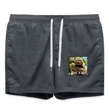 Zu langsam, um einen Schrei zu geben - Badeshorts - Anthrazit - Vorne - AI Model Male 185 light (185cm)