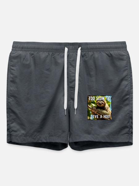 Zu langsam, um einen Schrei zu geben - Badeshorts - Anthrazit